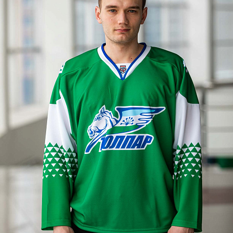 Свитер хоккейный сублимация Толпар зеленый