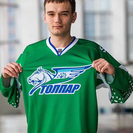 Свитер хоккейный сублимация Толпар зеленый