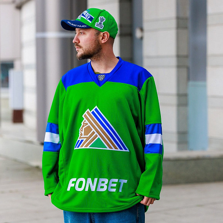 Джерси хоккейный реплика зеленый (25)