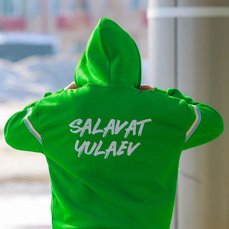 Толстовка на молнии СЮ цв.зел.