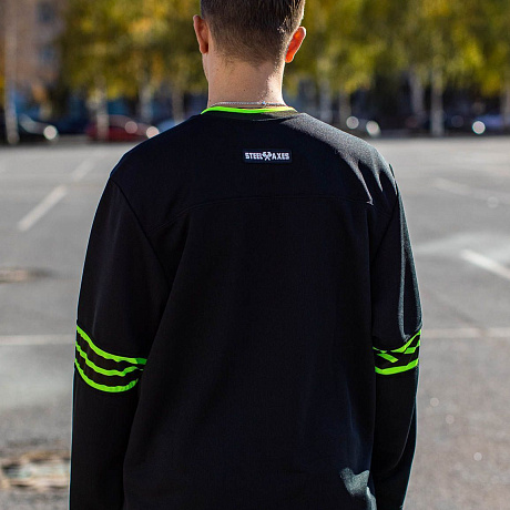 Джерси хоккейный реплика черный  (24)