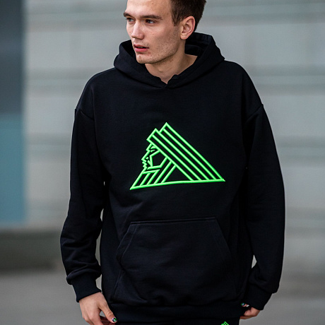 Худи неон 3-D 