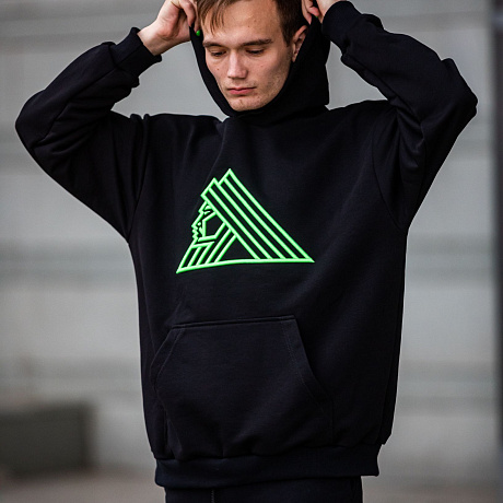 Худи неон 3-D 