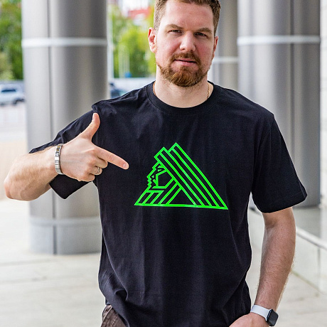 Футболка Лого неон (25)